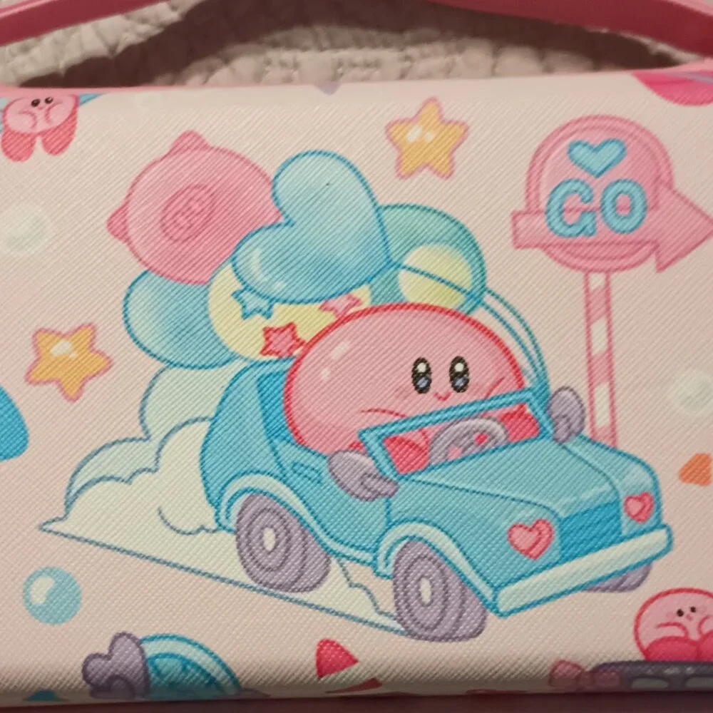 NWOT FANPL Kirby Bubble Star Carrying Case for Switch